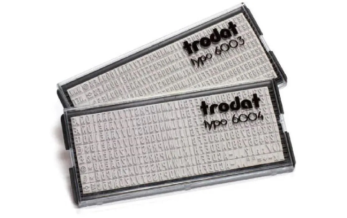 Trodat Stempel Zubehör Typo-printy & Typomatic 1 Set, 328 Teile