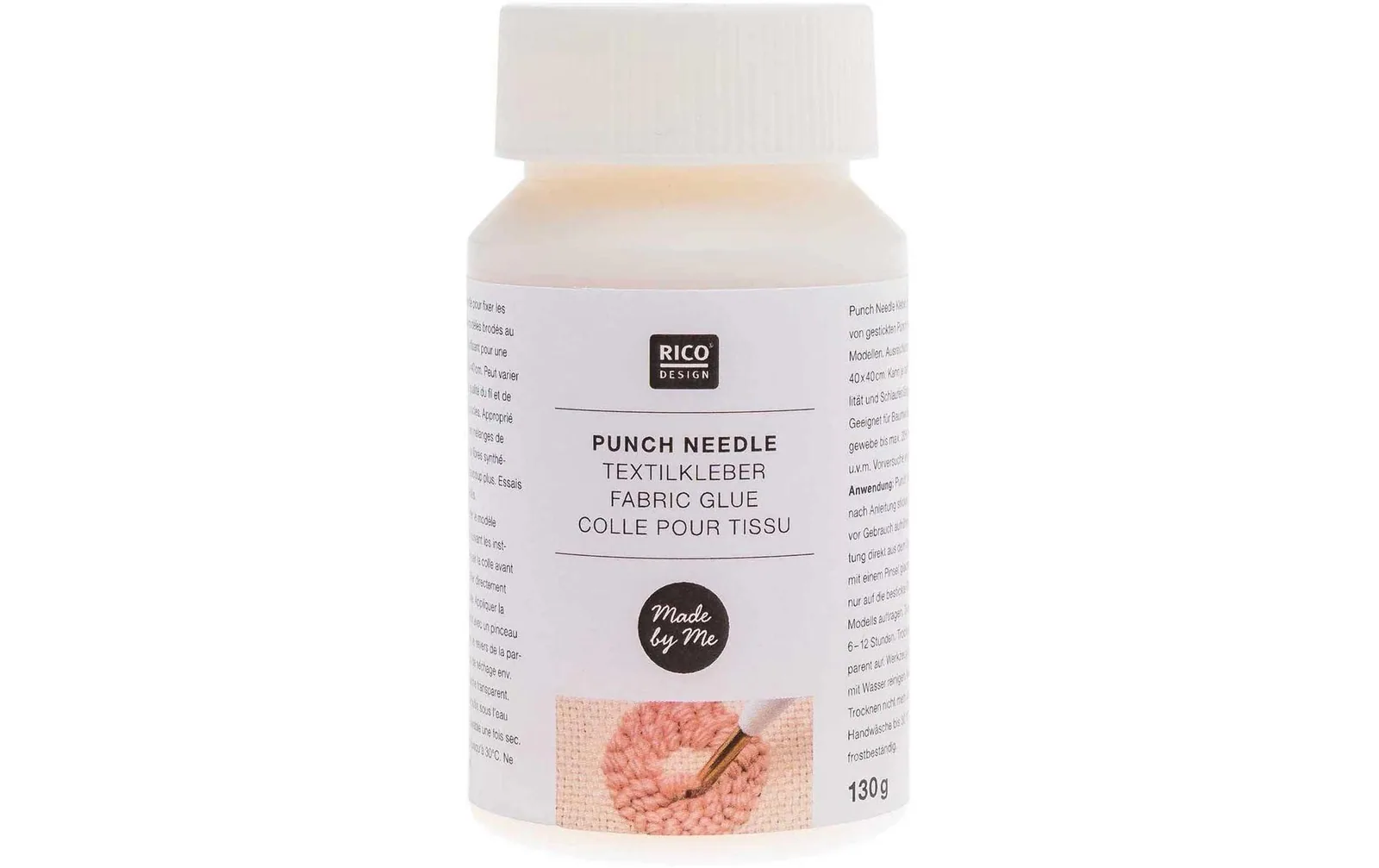 Rico Design Punch Needle Textilkleber 130 ml