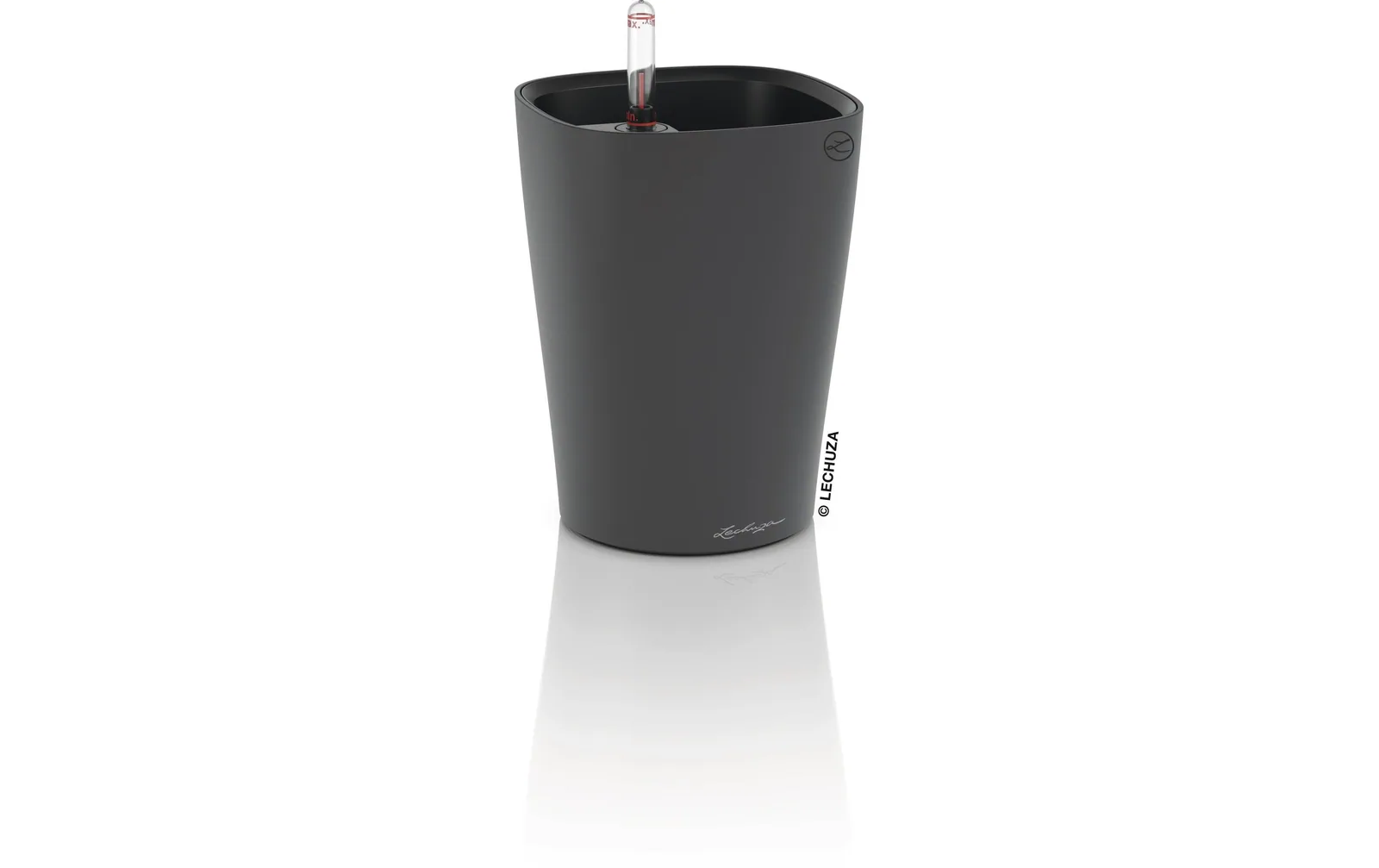 Lechuza Bewässerungsset DELTINI Ø 15 cm Anthrazit/Basaltgrau matt