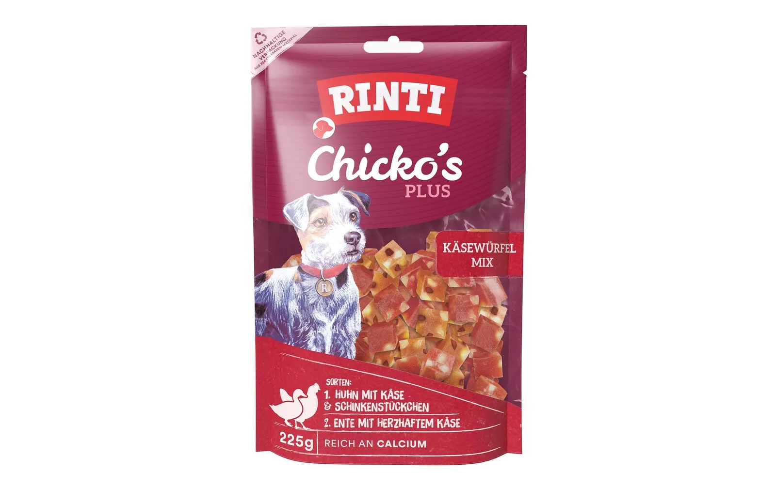 Rinti Snack Chickos Plus Käsewürfelmix 225 g
