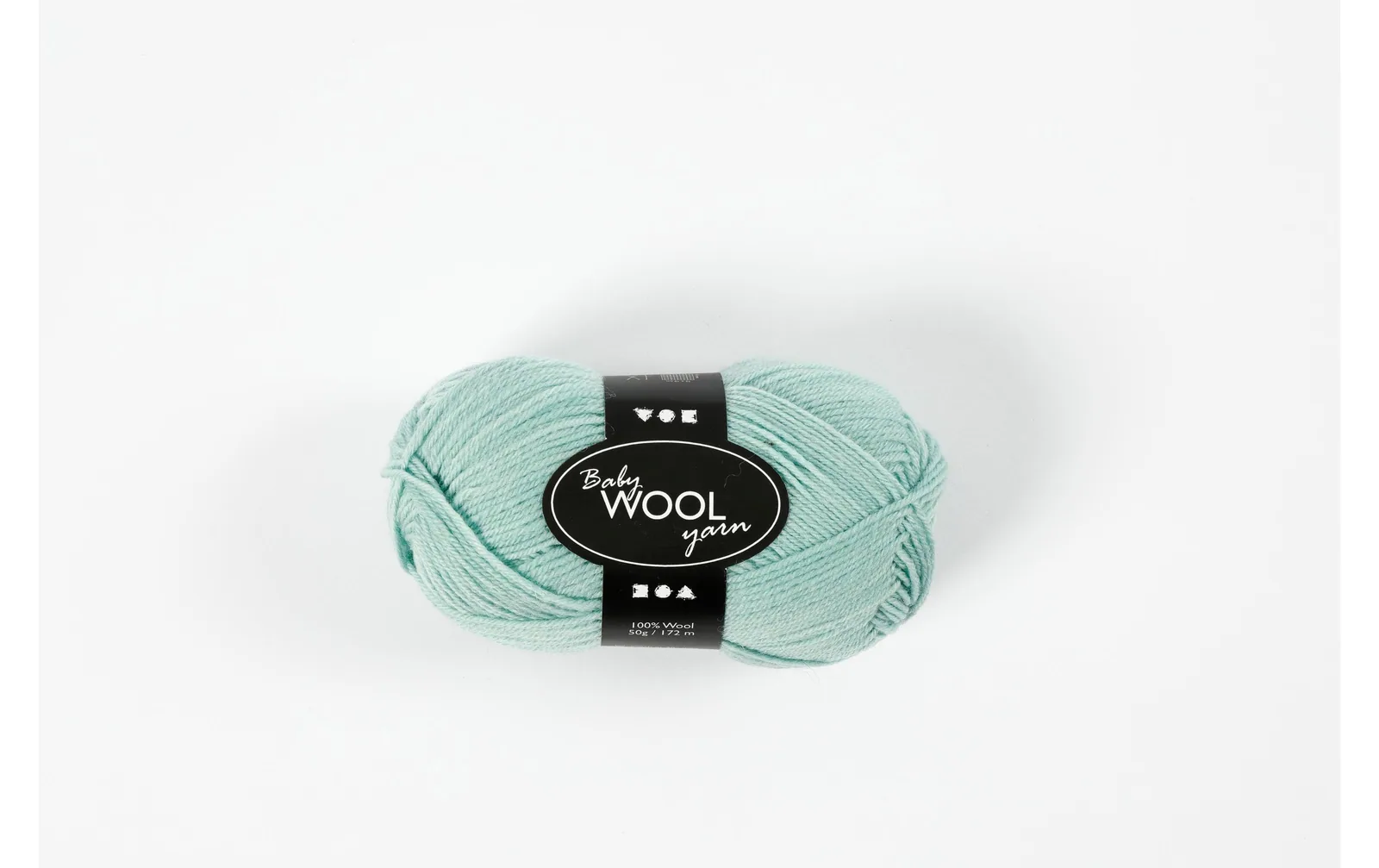 Creativ Company Wolle Babygarn Merino 50 g 14/4 Hellgrün