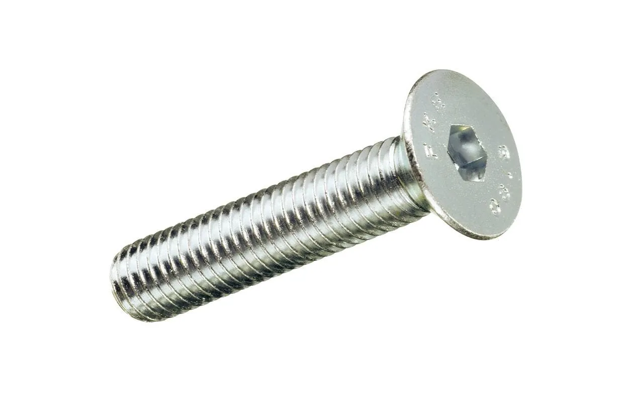 FTM Metrische Schrauben Senkkopf 6 x 30 mm Stahl, 8 Stück