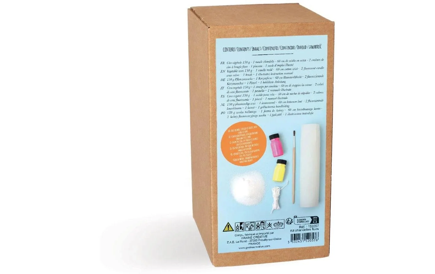Graine Créative Kerzen-DIY-Set Neon Stabkerzen