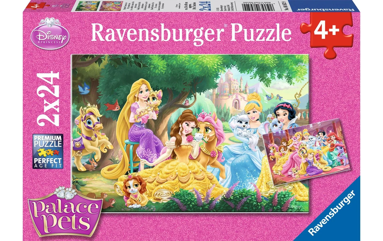 Ravensburger Puzzle Beste Freunde der Prinzessinnen 2 x 24 Teile