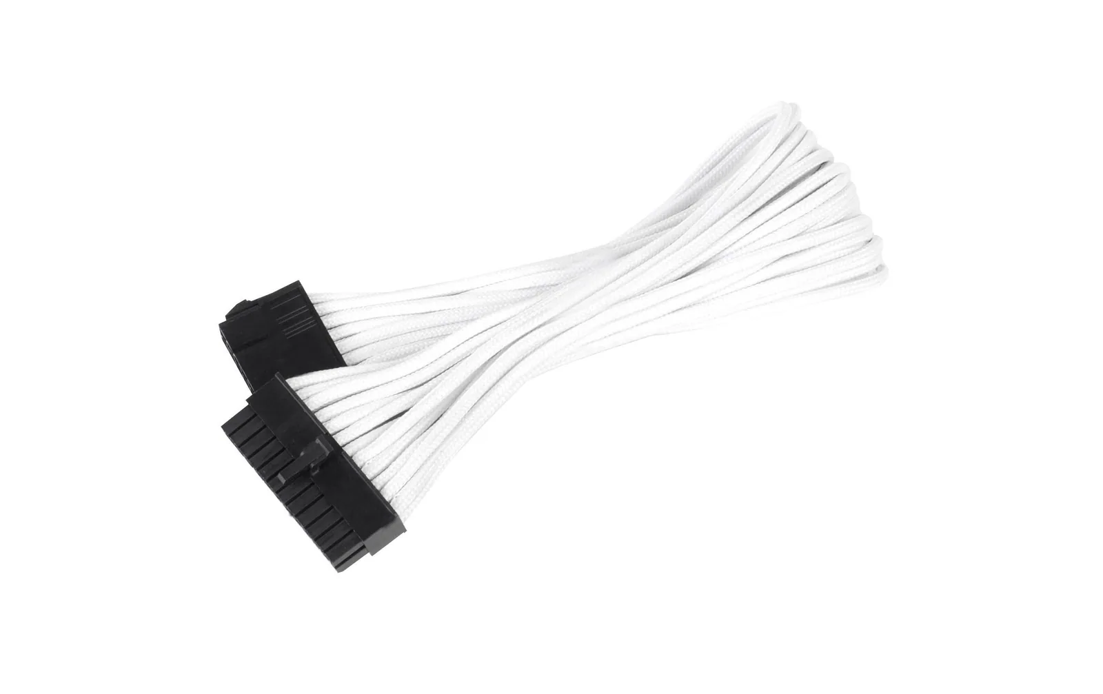 SilverStone Stromverlängerungskabel 24Pin - 24Pin Weiss