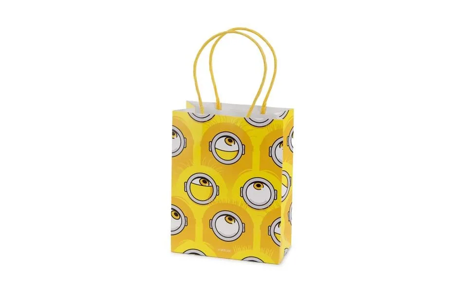 Partydeco PartyDeco Geschenktüten Minions, 6er-Set 6 Stück, Gelb