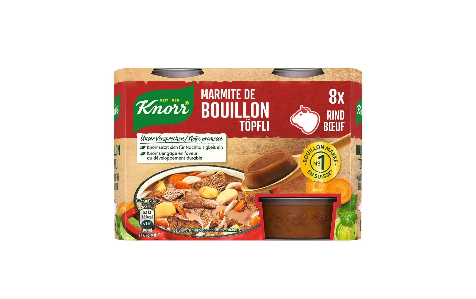 Knorr Rinds-Bouillon Pur 224 g