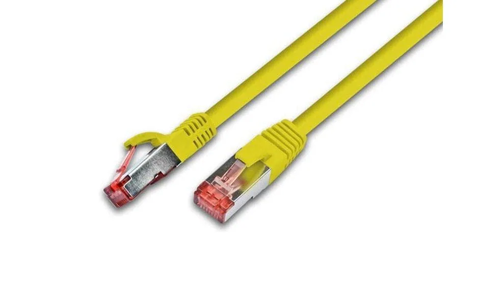 Wirewin Patchkabel RJ-45 - RJ-45, Cat 6, S/FTP, 0.75 m, Gelb