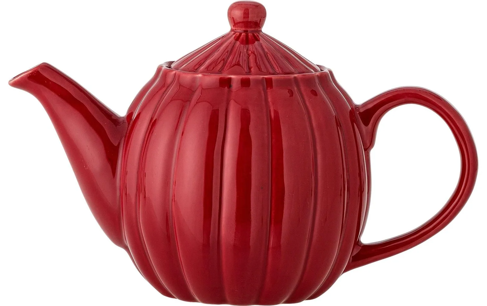 Bloomingville Teekanne Latina, 1 l, Steingut, Rot