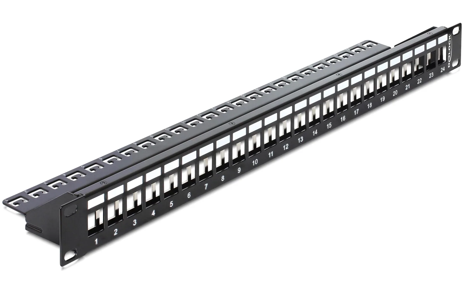 Delock Patchpanel Keystone 24 Port 19 Rack