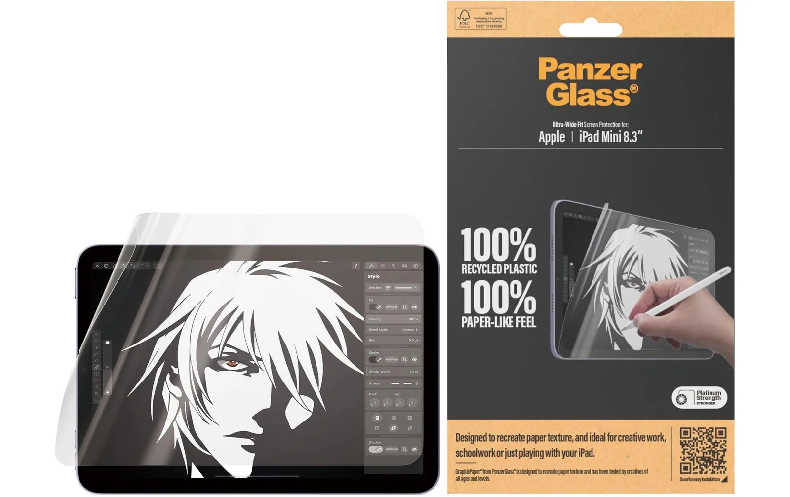 Panzerglass UWF GraphicPaper iPad mini 6th Gen. 8.3/ iPad mini 2024