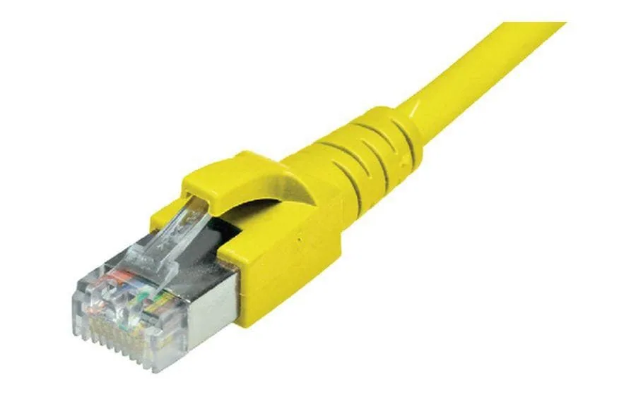 Dätwyler IT Infra Patchkabel RJ-45 - RJ-45, Cat 6A, S/FTP, 7.5 m, Gelb