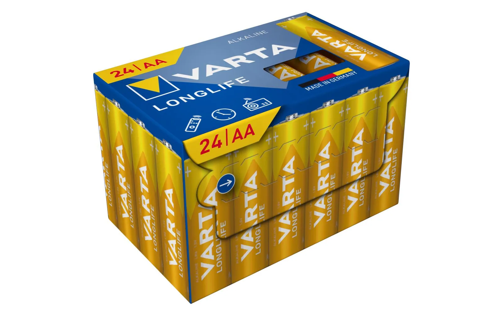 Varta Batterie Longlife AA CUBE24 , 24 Stück