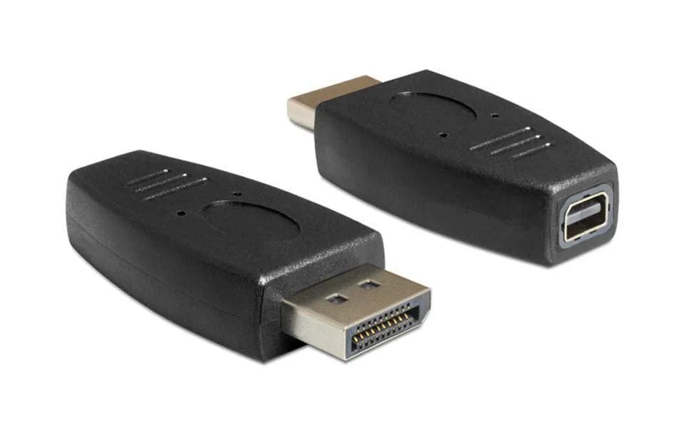 Delock Adapter DisplayPort – Mini-DisplayPort schwarz