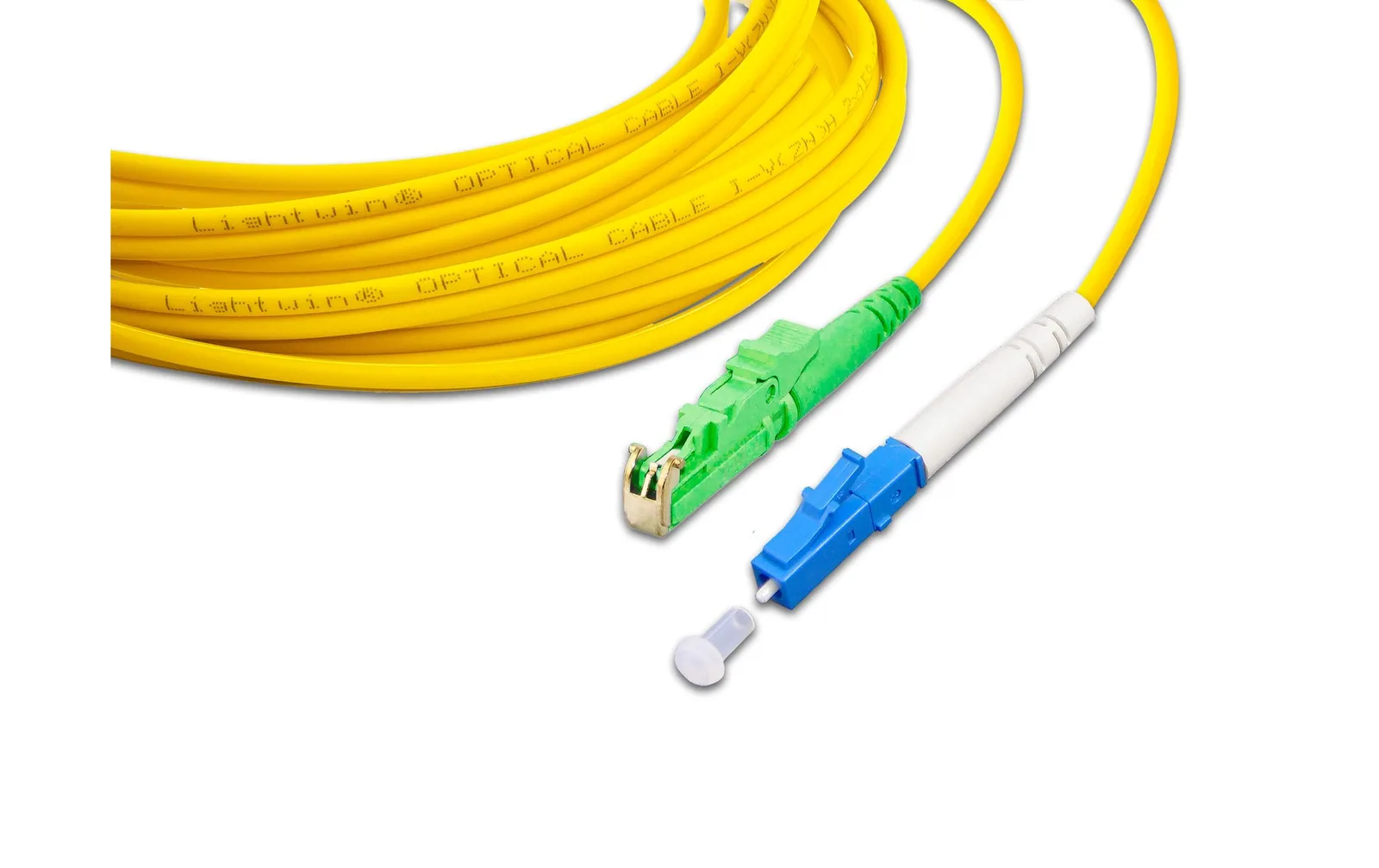 Lightwin LWL-Patchkabel Singlemode, LSH/APC – LC, OS2, Simplex, 3 m