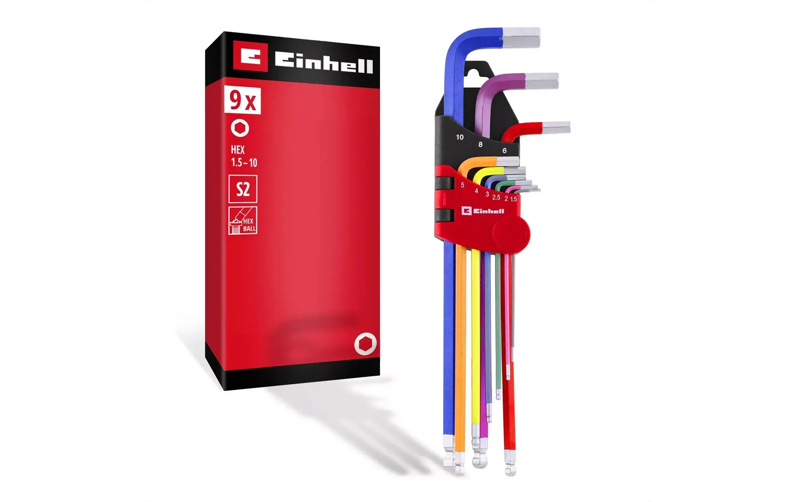 Einhell Innensechskantschlüssel-Set 9-Tlg.