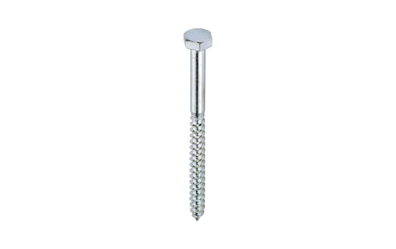FTM Schlüsselschrauben Sechskantkopf 8 x 130 mm Stahl, 2 Stück