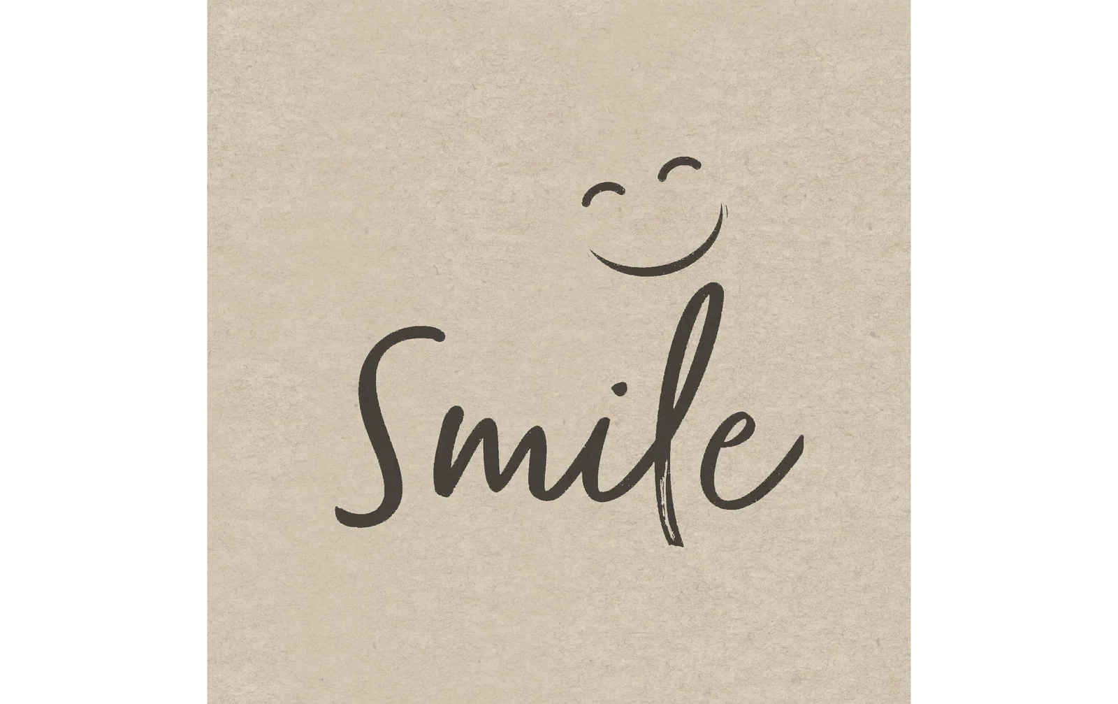 Paper + Design Papierservietten Natural Smile 33 cm x 33 cm, 25 Stück