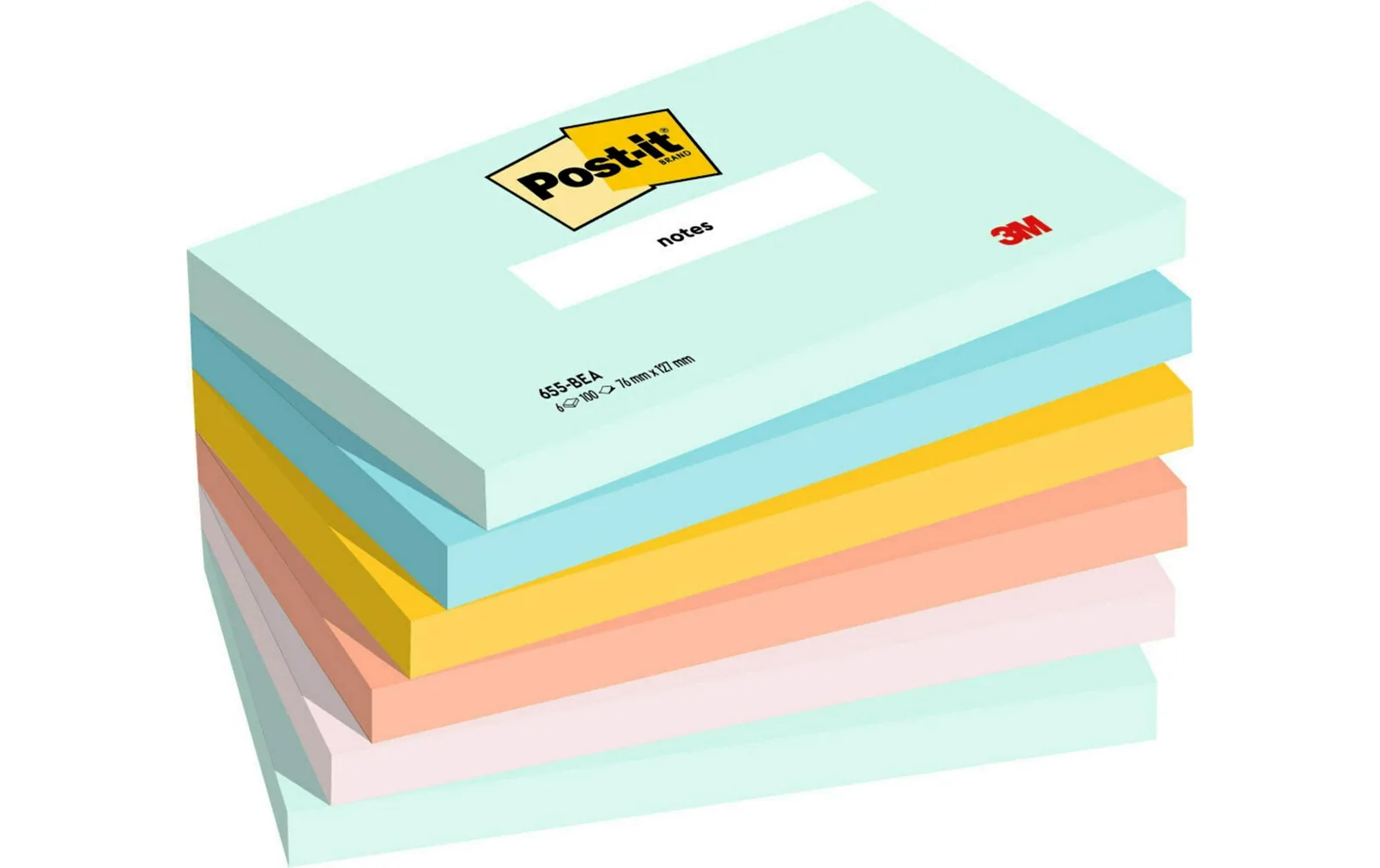 Post-it Notizzettel Beachside Collection, 127 x 76 mm
