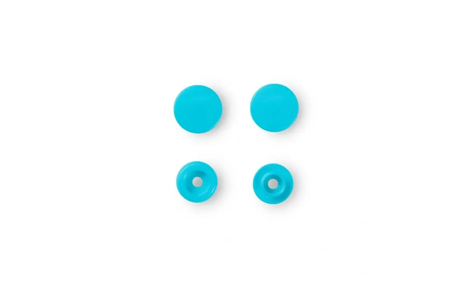 Prym Druckknöpfe Color Snaps Grau, Ø 12,4 mm, 30 Stück