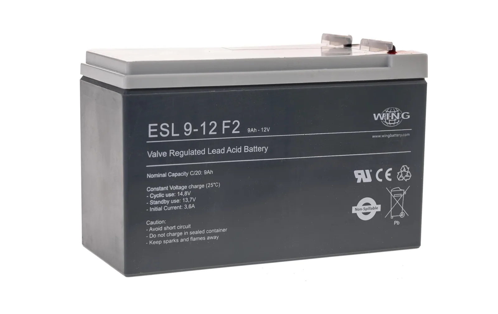 WING Ersatzbatterie ESL 9-12 F2