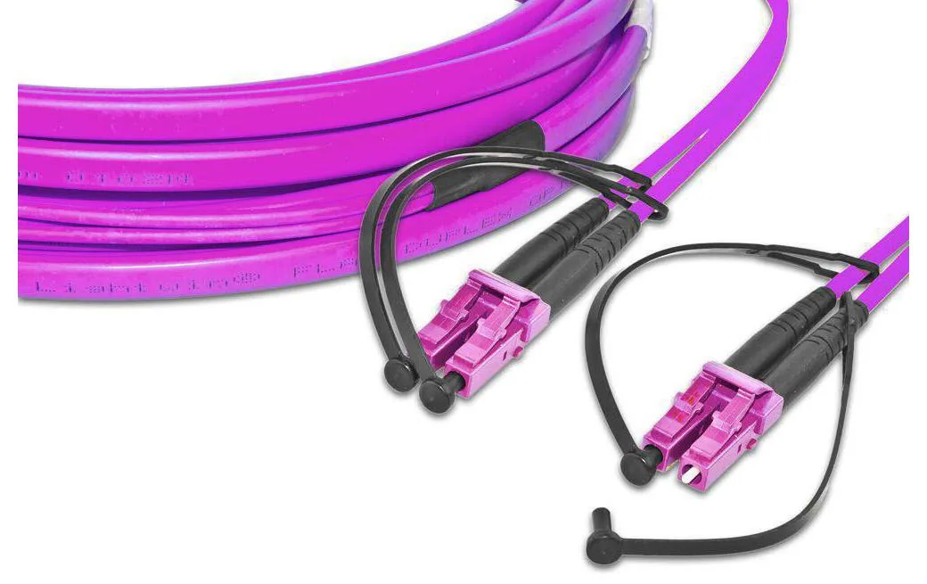 Lightwin LWL-Patchkabel Multimode LC – LC, OM4, Duplex, 3 m