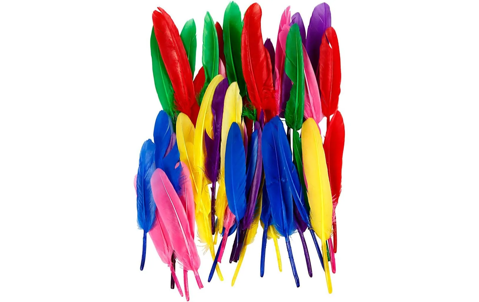 Creativ Company Federn sortierte Farben, 13 cm, 48 Stk