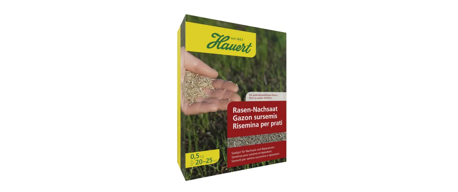 Hauert Rasensamen 0,5 kg für Nachsaat und Reparaturen