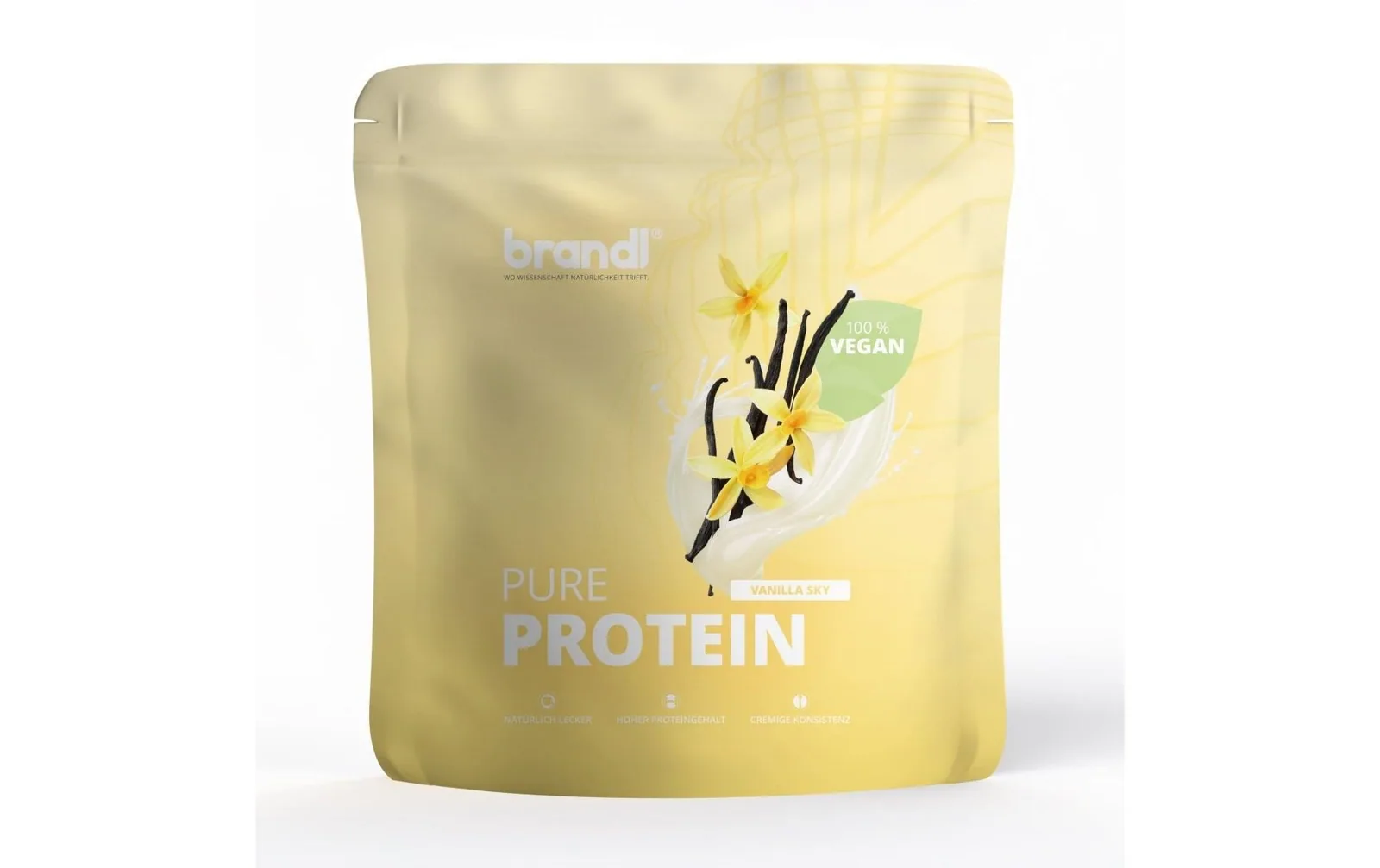 Brandl-Nutrition Pulver Pure Protein 2.0 Vegan Vanille 1000 g