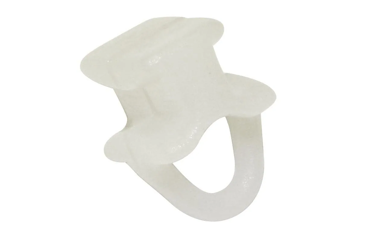 Gardinia Ösengleiter Mini, mit Querbügel 50 Stück, Weiss