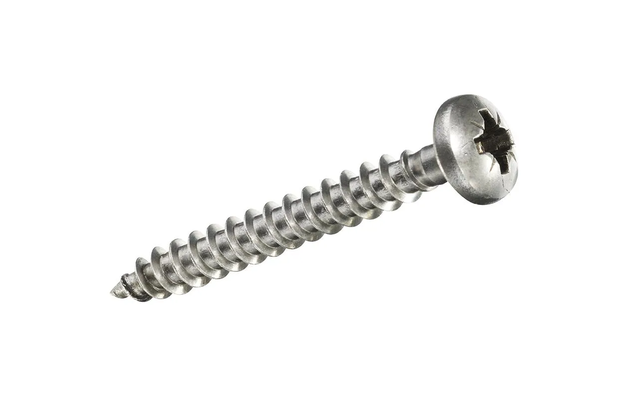 FTM Spanplattenschrauben Pan Head 6 x 50 mm Edelstahl, 4 Stück