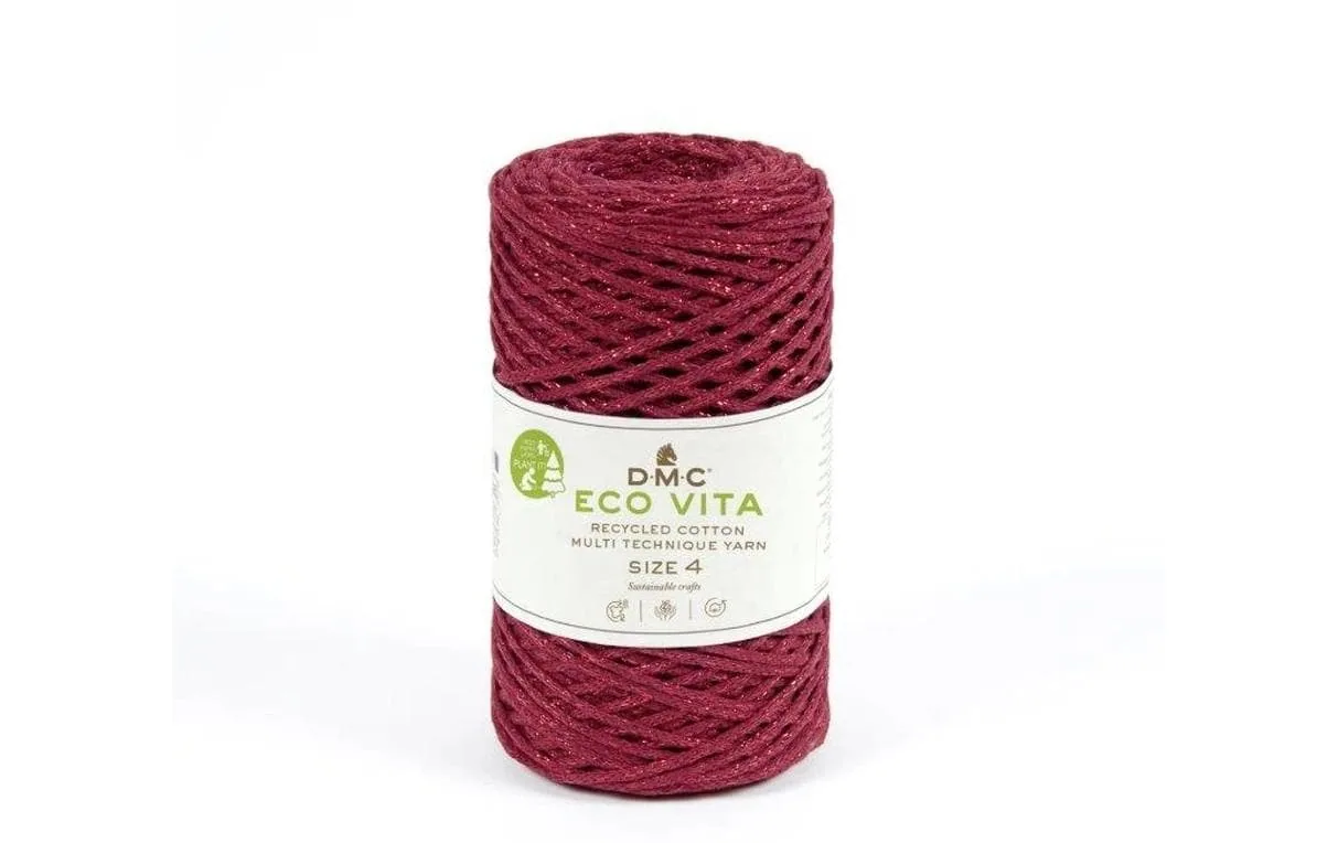DMC Wolle Nova Vita 2.5 mm, 250 g, Metallic Rot