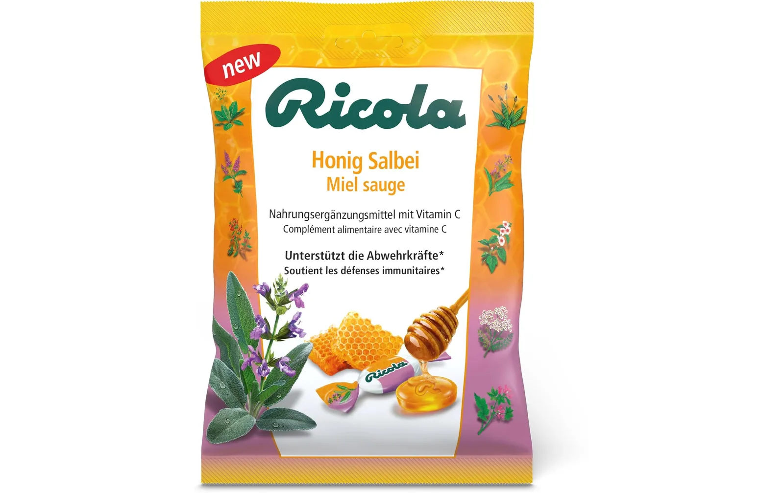 Ricola Bonbons Honig Salbei 75 g