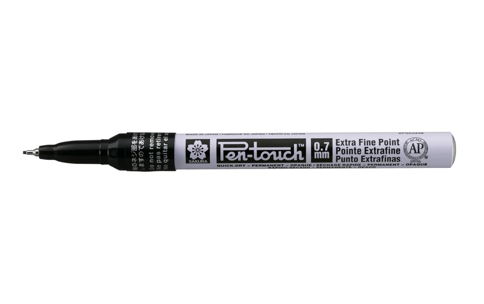 Sakura Lackmarker Pen-Touch 0.7 mm, extrafein, Schwarz