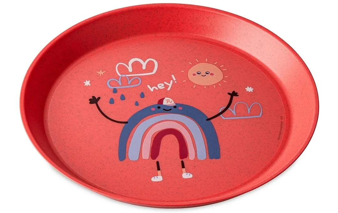 Koziol Kinderteller CONNECT DREAMS coral red 400 ml