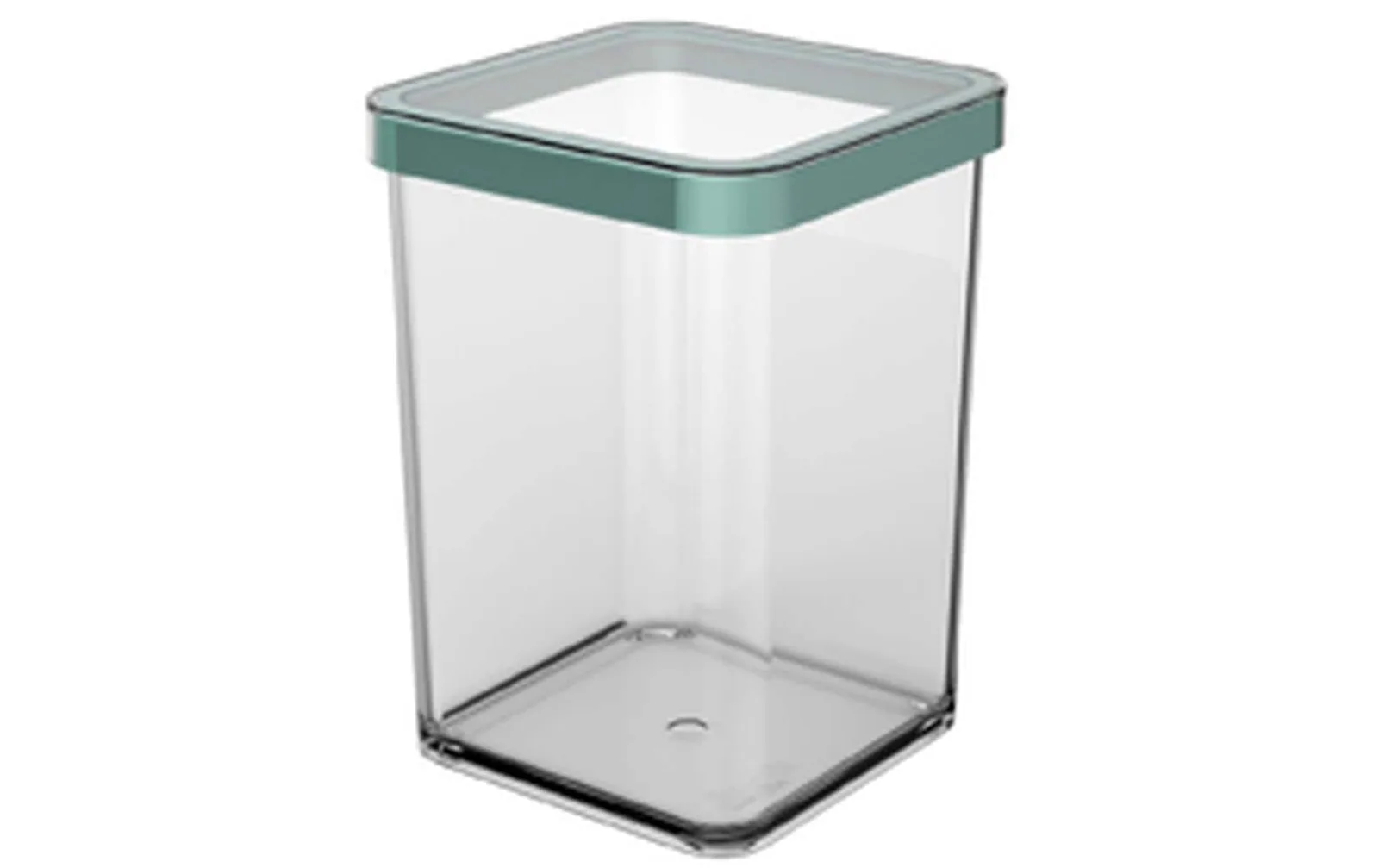 Rotho Vorratsbehälter Premium Loft 1 l, Transparent/Grün