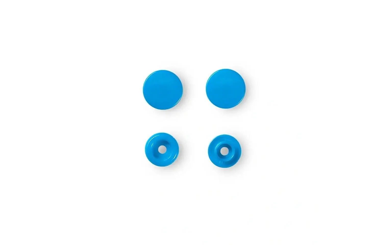 Prym Druckknöpfe Color Snaps Grau, Ø 12,4 mm, 30 Stück
