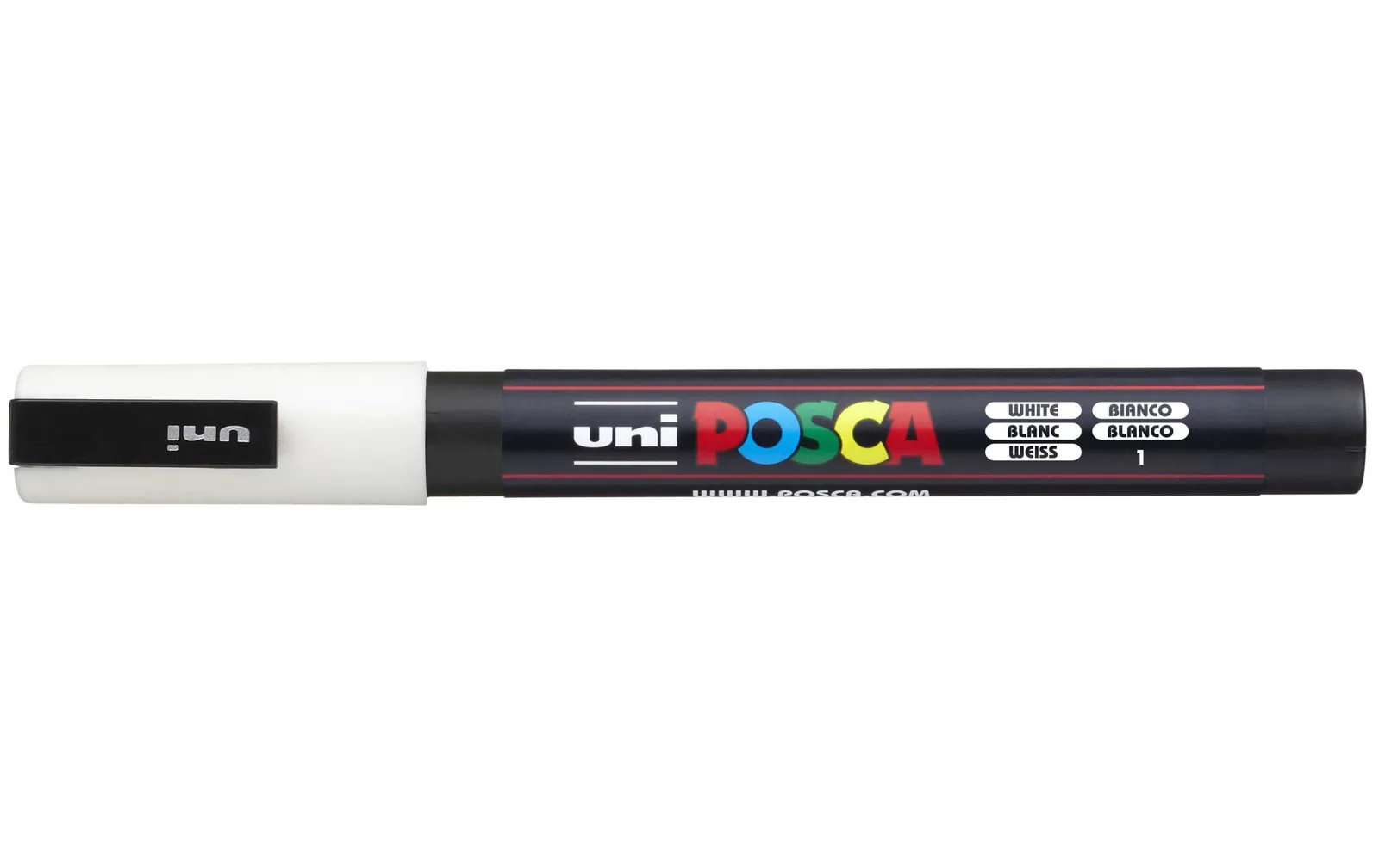 Uni Permanent-Marker POSCA 0.9-1.3 mm Weiss