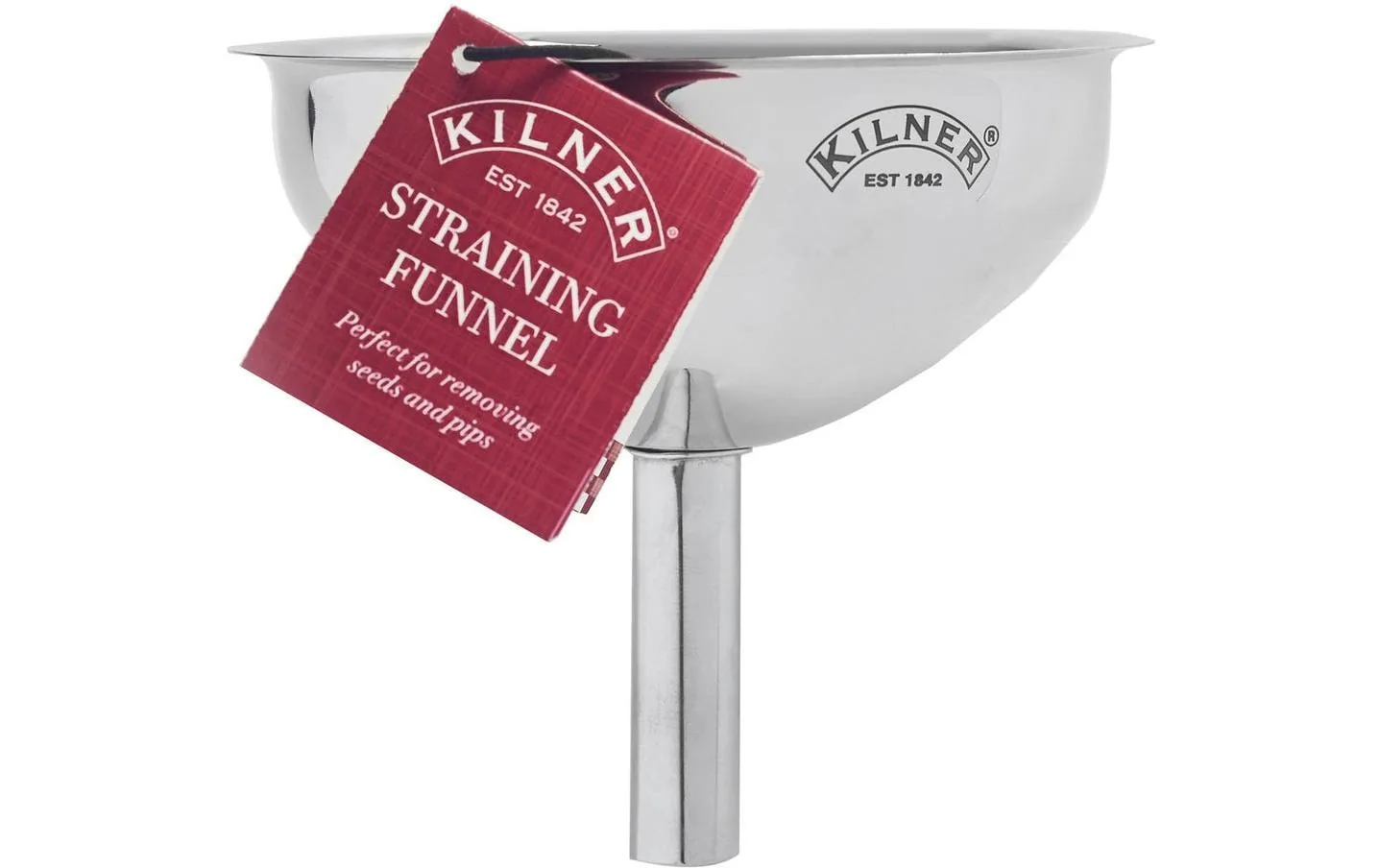 Kilner Trichter mit Sieb, 14 cm Silber