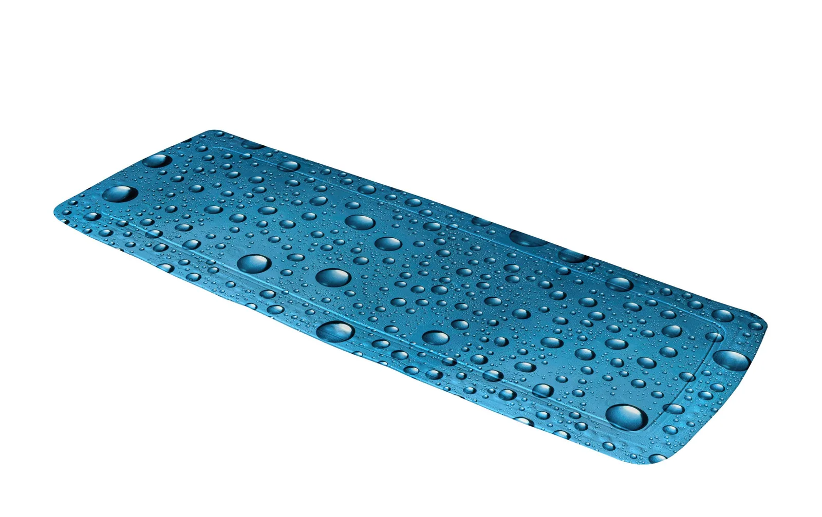 Kleine Wolke Badewanneneinlage Bubble 36 x 92 cm, Blau