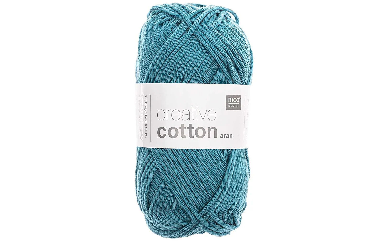 Rico Design Wolle Creative Cotton Aran 50 g Petrol