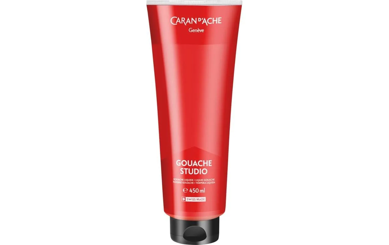 Caran d'Ache Wasserfarbe Gouache Studio 450 ml, Scharlachrot