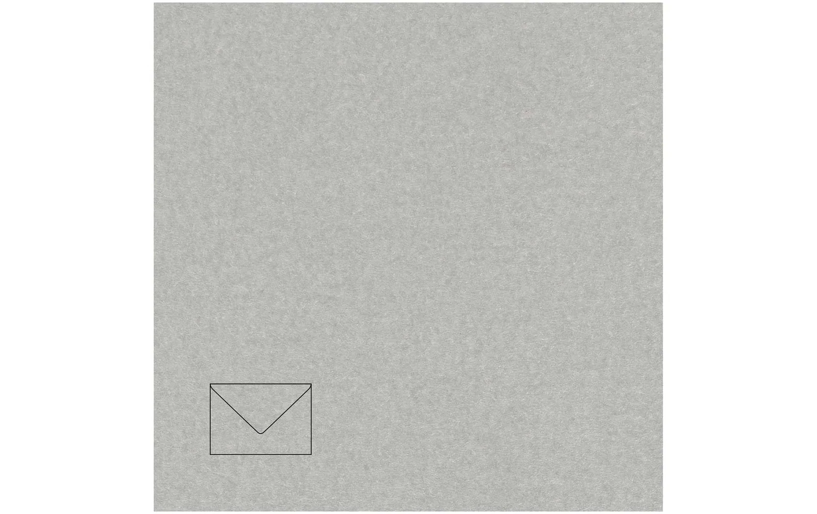 Rico Design Paper Poetry Essentials Umschlag C6 Silber, 50 Stück
