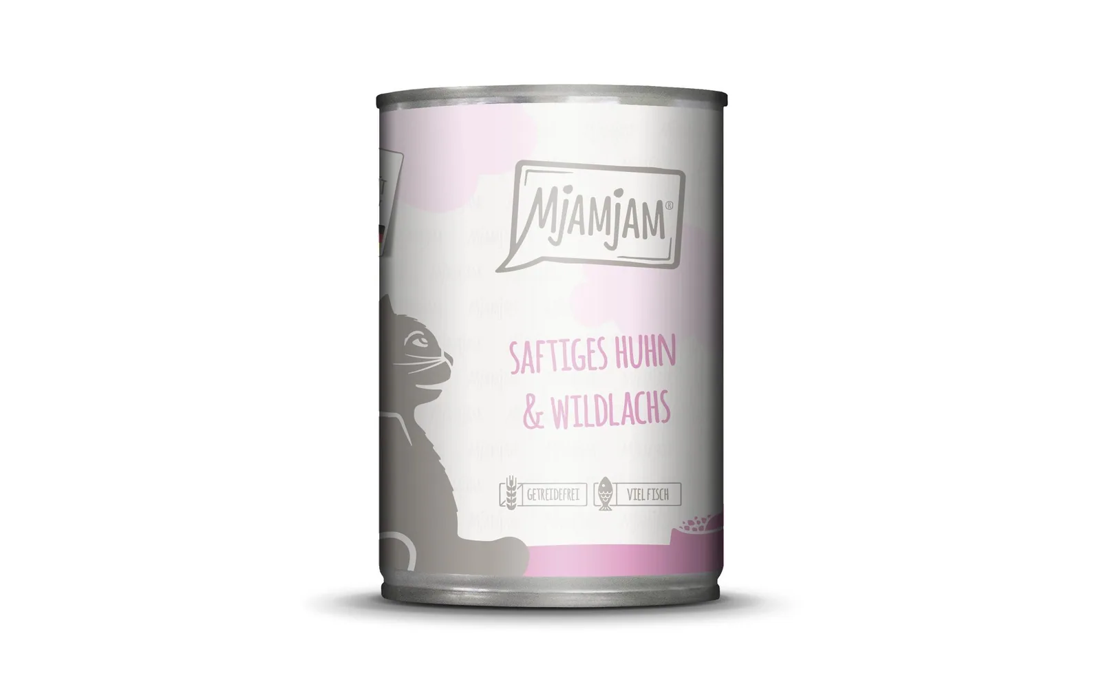 Mjamjam Nassfutter Dose Huhn & Wildlachs, 400 g