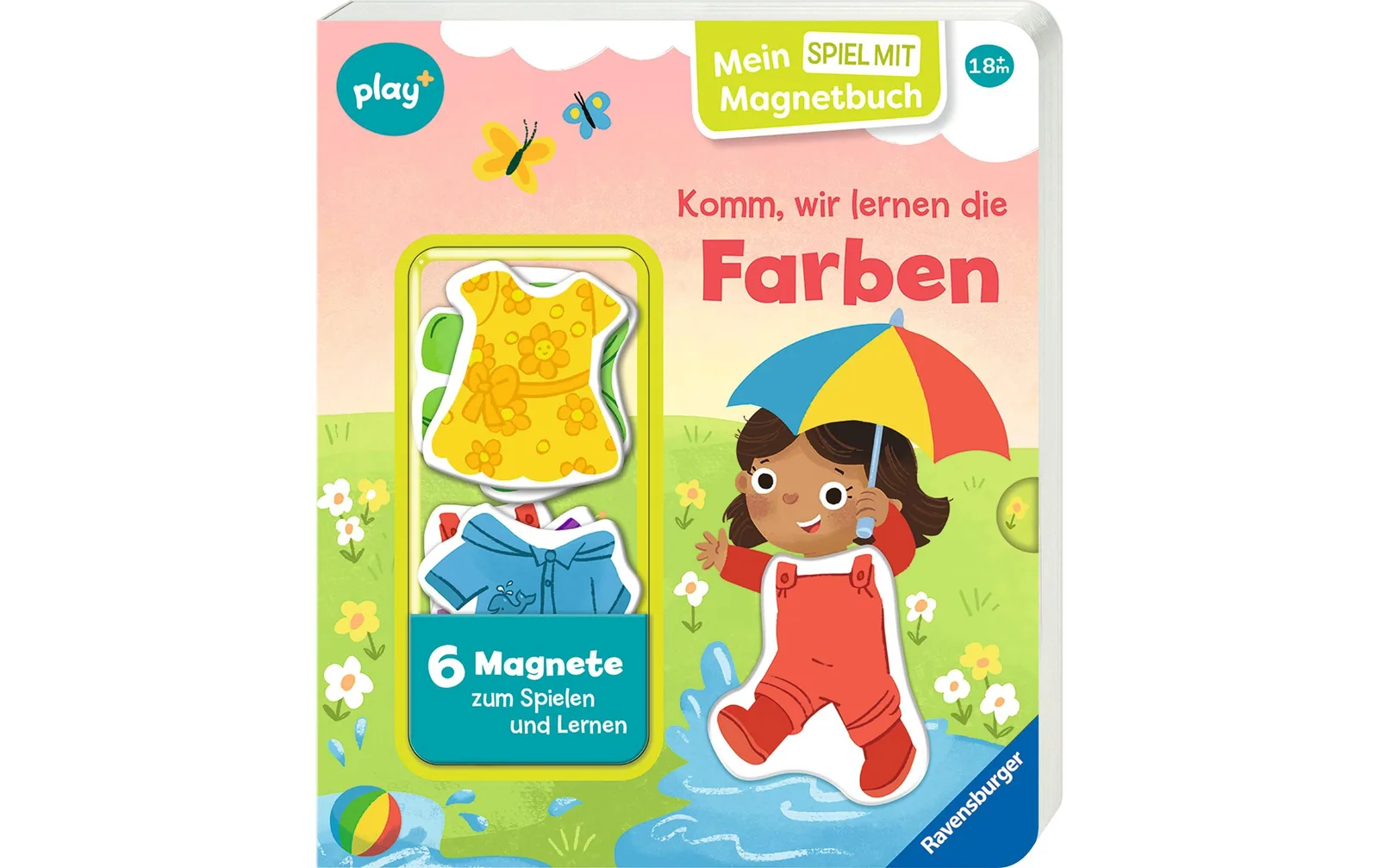 play+ Mein Spiel mit-Magnetbuch: Komm, wir lernen die Farben