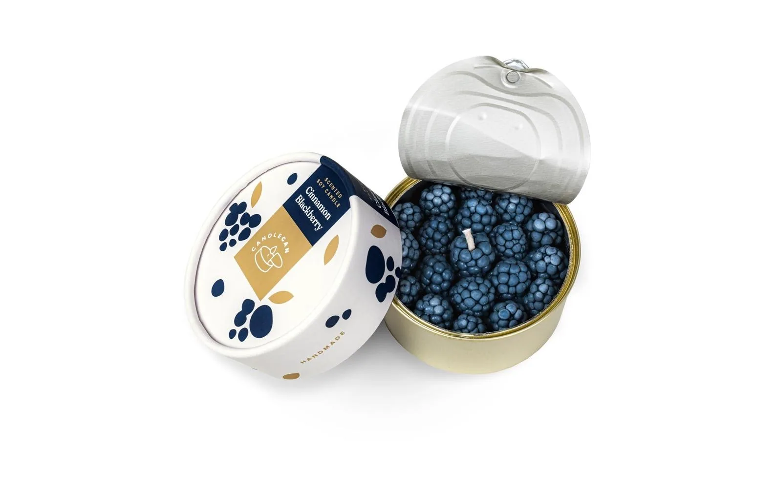 Mandatus Duftkerze Candle Can Cinnamon Blackberry