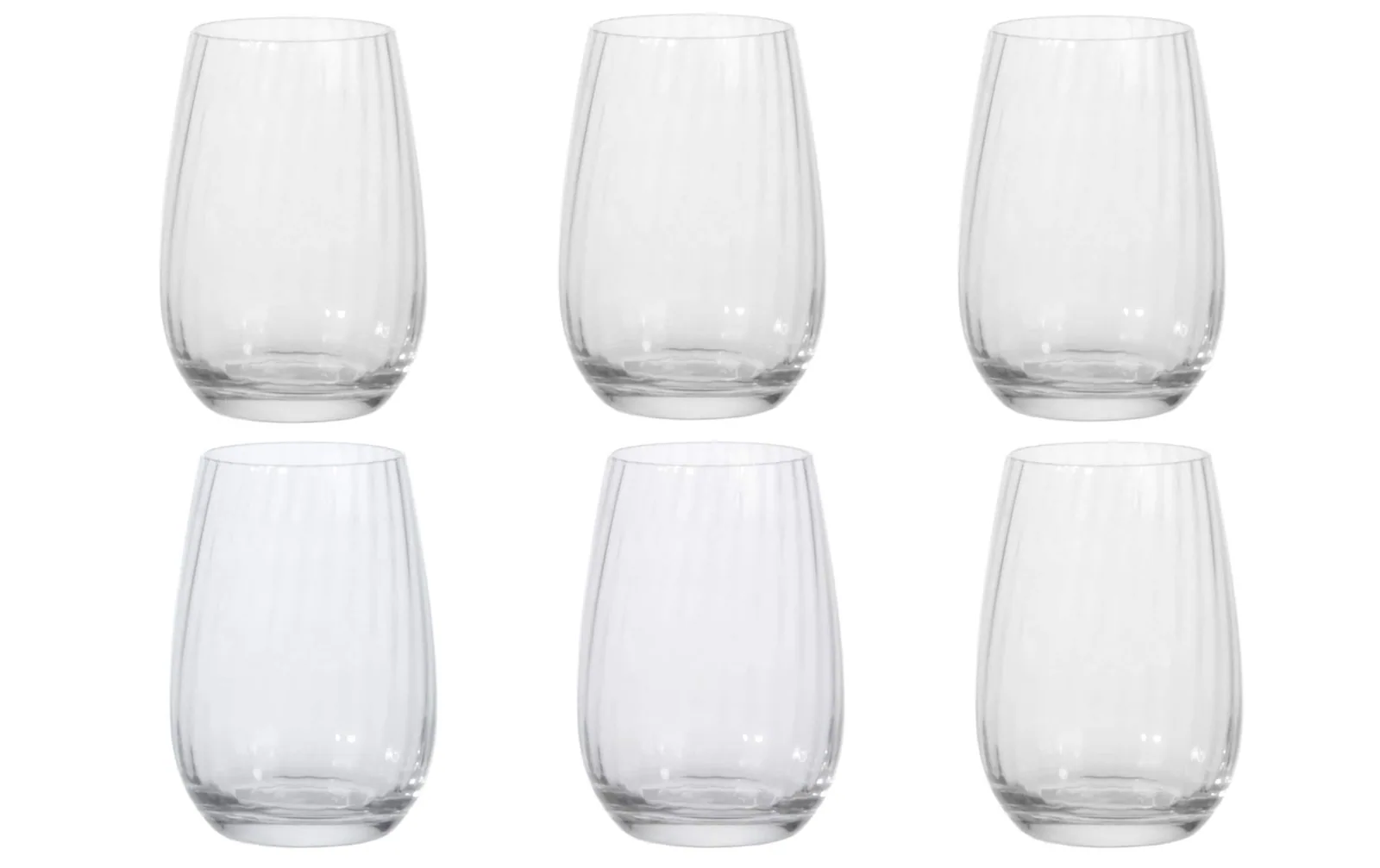 Arcoroc Longdrinkglas Outline 370 ml, 6 Stück, Transparent