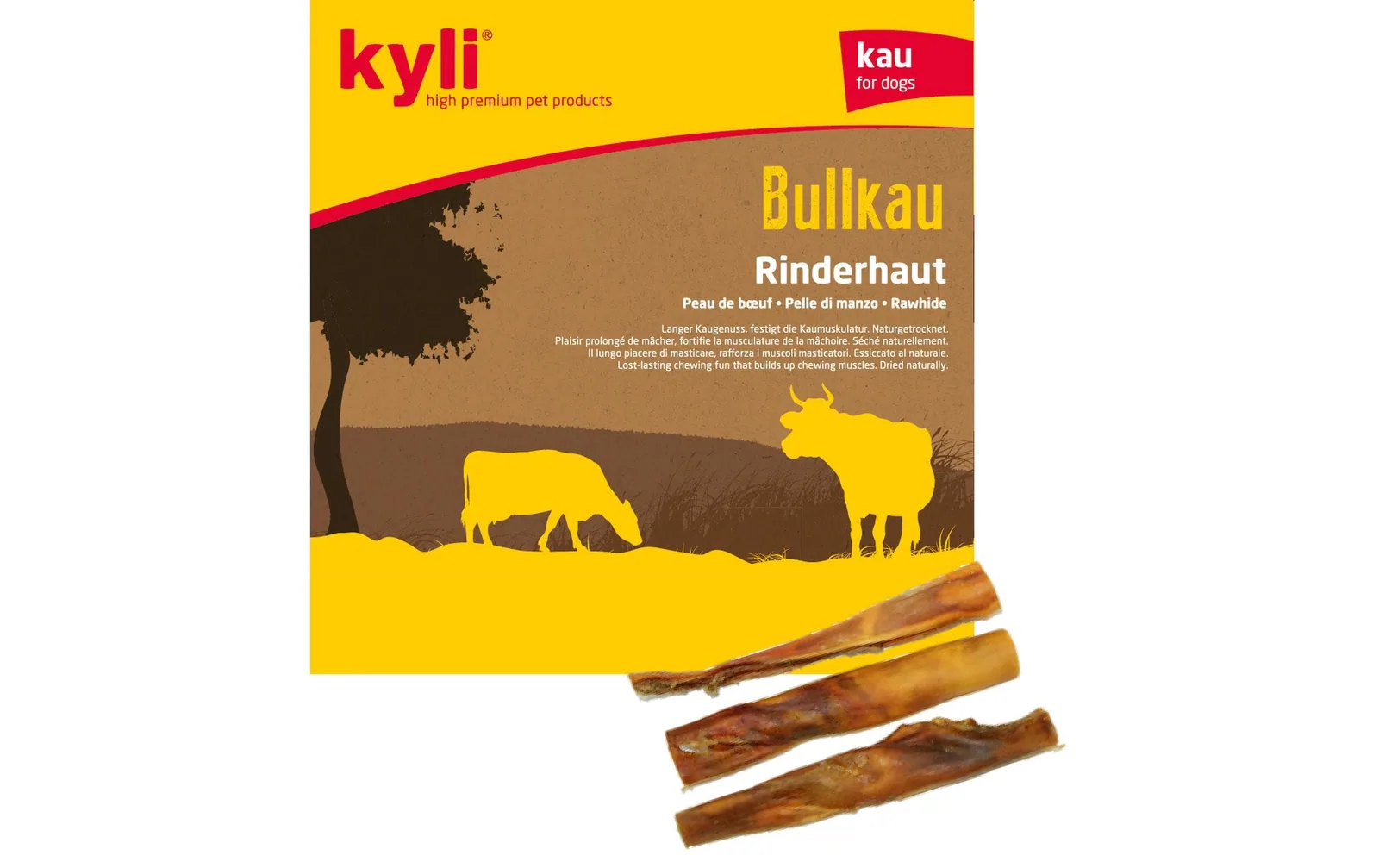 kyli Kaustange Bullkau Rinderhaut 25 cm