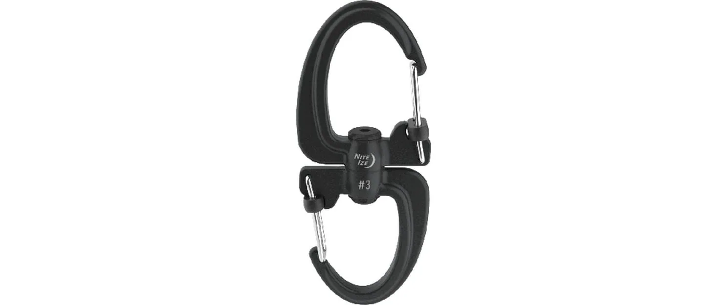 NITE IZE Karabiner S-Biner 360 SlideLock Dual, Grösse 4