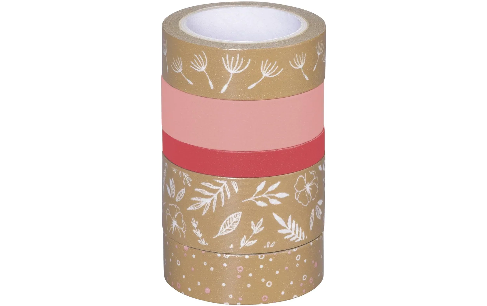 Heyda Washi Tape Natur Blätter Rosa